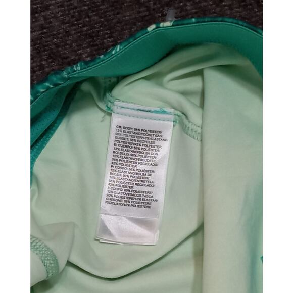 The North Face Women's Capri Leggings Flash Dry Green Athletic Logo Size Small - Picture 8 of 11